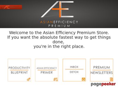 We Produce High Quality Time Management And Personal Productivity Information Products. See Https://asianefficiencygo.com/affiliates/ For Product-specific Urls.