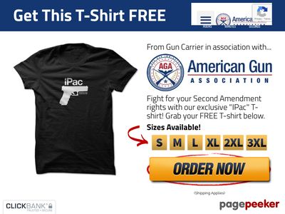 Give Away The Free "ipac" T-shirt. Let You Customer Show They Fight For Their Second Amendment Rights. A Conversion Monsters Thanks To A Free T-shirt Offer. Get Started Now - Affiliates.survivallife.com/ipac