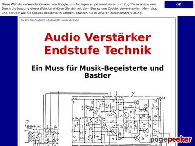 Patentschriften Rund Um Die Technik Von Audioverstärkern Und Endstufen.