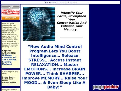 Brainwave Entrainment. Make 75% On Front End & 75% On Two $27 Upsells. Affiliate Page :==http://audiomindcontrol.org/affiliate.html. Other Warren Banks Products 5 Minute Learning Machine & Mind Power Miracles