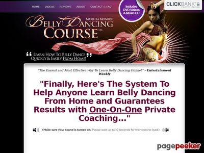 Belly Dancing Course On Cb. Killer Salespage. The #1 Belly Dance Class With 50 Videos & Private Coaching.