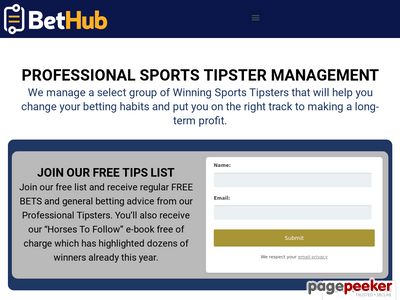 We Manage A Select Group Of Winning Sports Tipsters That Put People On The Right Track To Making A Long-term Profit. We Have Some Fantastic Converting Products And Are Looking For More People To Promote Them. Send Us An Email For More Information.