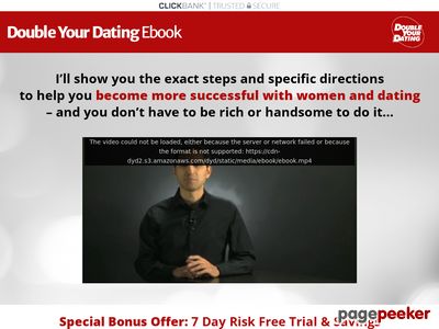 David Deangelo's Double Your Dating Is Now Available On CB. 75% Upgradable To 100% Comm. By Contacting Us + High Upsells On His Hugely Successful Adt Program. Sign Up At: Http://doubleyourdating.com/cbaffiliates