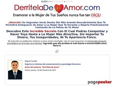 Producto Creado Por Un Equipo Profesional. Nicho Increíble. Insuperable Comisión 90%. Carta De Ventas Creada Por Expertos En Copywriting. Ventas Y Ganancias Aseguradas! Gana Miles De $$$ Al Mes. Sección De Afiliados: Http://derriteladeamor.com/afiliados