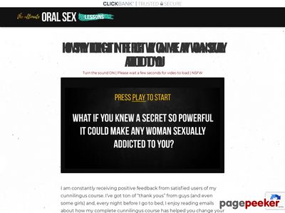 Ultimate Oral Sex Lessons For Men! Low Refunds. Works For Relationship