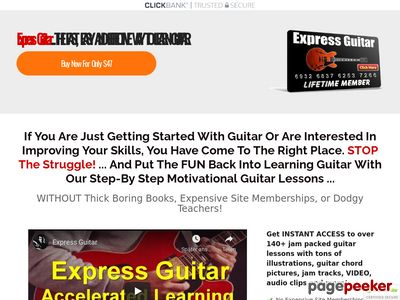 Get INSTANT ACCESS to over 140+ jam packed guitar lessons with tons of illustrations