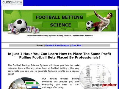 Advanced Football Betting Program Using Formula And Bet Plans To Create Amazing Profit Returns