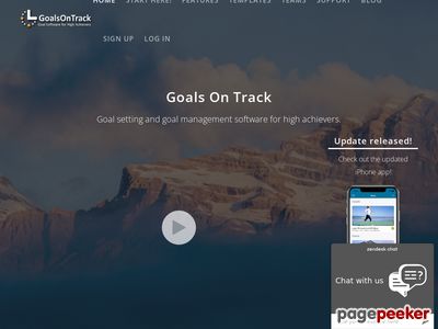 Goalsontrack Is A Web-based System That Allows You To Set And Track Goals And Subgoals