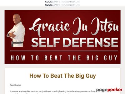 Gracie Bjj Self Defense. How To Beat The Big Guy. 75% Commissions