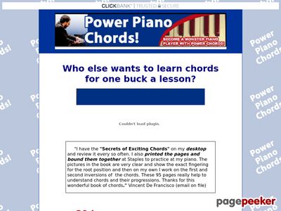 Ebook On Piano Chords