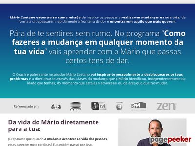 O Coach E Palestrante Inspirador Mário Caetano Vai Inspirar-te Pessoalmente A Desbloqueares Os Teus Problemas E A Direcionar-te Através Das 4 Fases Da Mudança Em Qualquer Momento Da Vida . Com 50% De Comissão.