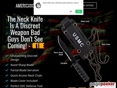 Usmc Neck Knife Giveaway. Top Affiliates Converting Over 13% On This Popular Free+ship Offer! Converts For: Survival