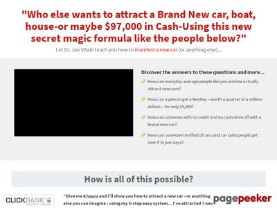 Joe Vitales System For Attracting Cars