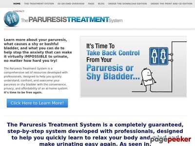 Help People Struggling With The Devastating Condition Known As Paruresis (shy Bladder). Developed By Proven CB Development Team