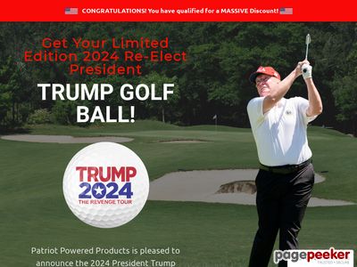 Super Popular 2024 Trump High Converting Golf Balls + Funnel. Multi Order Options = Huge Commission Opportunities! Promote This Physical Product To Conservative