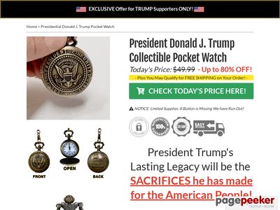 High Converting Trump Product Funnel With Terrific Ave Order Size = Huge Commissions! Promote This Physical Product To Conservative