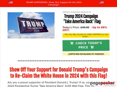 Brand New 2024 Trump High Converting Product Funnel With Terrific Ave Order Size = Huge Commissions! Promote This Physical Product To Conservative