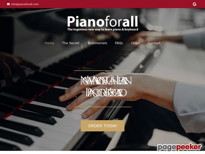 The Top Piano Product On CB. Amazing Verifiable Testimonials.