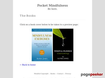 Bestselling Mindfulness Books By Leading Mindfulness Author Alfred James. If You Have A Meditation Blog