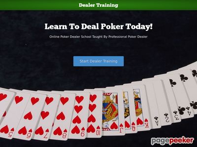 50% Affiliate Commissions On The Only Poker Dealing Course Online. A Well Trained Poker Dealer Can Deal 35 Hands Per Hour And Can Make $1-$3 Per Hand In Tips. Fast & Easy Money. People Need Work. Poker Season Is Back (fall - Winter)! Professional Copy.