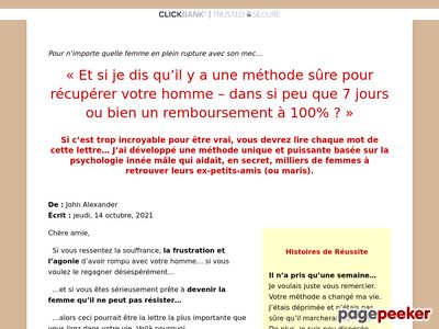 Vous Aimez Votre Ex... Apprenez Comment Le Récupérer. Je Vous Offre Le Guide Puissant Qui Va Vous Montrer Pas À Pas Comment Le Récupérer Et Lui Faire Rester Toujours Amoureux De Vous. (french Version Of "how To Get A Guy Back" By John Alexander.