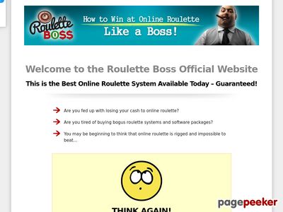 Are You Fed Up With Losing Your Cash To Online Roulette? Are You Tired Of Buying Bogus Roulette Systems And Software Packages That Doesn't Work? Discover A Long Term Winning Roulette System That Really Works! Win $$$ At Online Roulette Like A Boss!