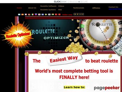 Roulette Optimizer Is Needed By Every Roulette Player. Develop & Simulate Successful Roulette Systems With Ease. Millions & Millions Of People Are Playing Onlineroulette Daily. Casinos Are A Lucrative Industry! Begin Promoting Roulette Optimizer Today!