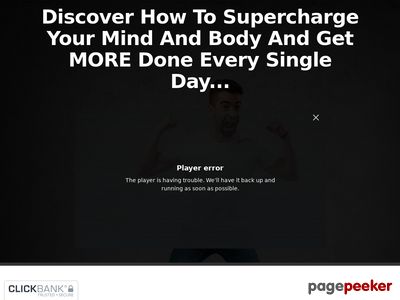 Superman Energy Is A Brand New Product In A New Niche Of Boosting Your Energy ~ High Converting Vsl Written By A Renewed Copywriter & Has Been Split Tested For The Past 6 Month Using Facebook PPC ~ Get A Piece Of The Cake While Competition Is Low!