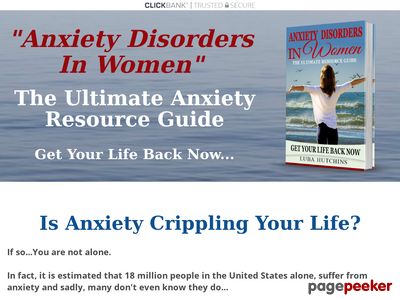 Anxiety Disorders In Women