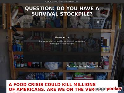 95% Of Preppers Want To Bug In So They Need To Stockpile. I'm Jumping Up And Down Because My Top Aff. Has $1.58 Epc And A 5% Front-end Cr. Works On Survival