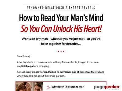 Women Have Been Asking Me To Create This Product For Years. Now It's Finally Here. So Make It Easy For Them To Make A Purchase By Giving Them What They Want. Here's What Every Woman Wants - To Know What Men Think!