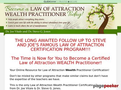 You Will Learn Valuable Tools For Harnessing The Power Of The Law Of Attraction As Well As Unique Tools For Life In This Intensive