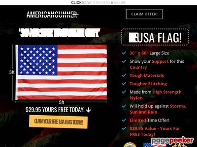 Give Away This USA Flag And Earn 50% Commission On The Shipping Plus 25% On Every Upsell