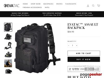 Give Away The Evatac Assault Bag As A Free Welcome Gift Into Our Survival Membership. Get 50% On The Front End And 50% On Every Upsell Step! (no Payout On Subscriptions