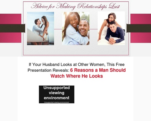 How To Inspire Your Husband To Stop Looking At Other Women