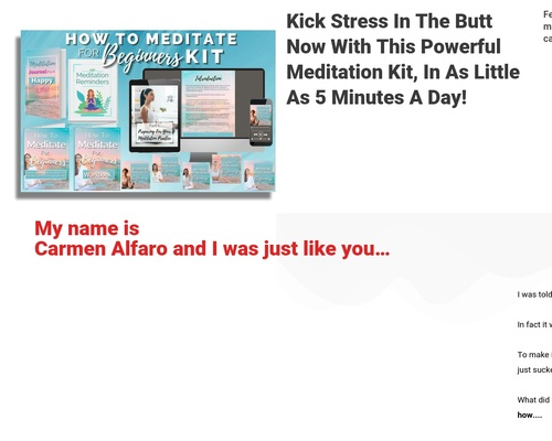 How To Meditate For Beginners Kit