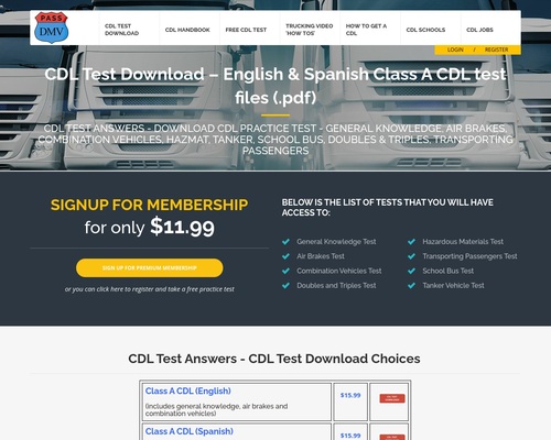 CDL Test Answers Cdl-test.com