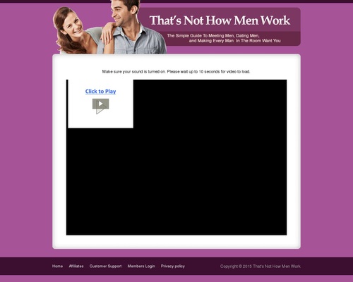 That’s Not How Men Work – New Offer For Women