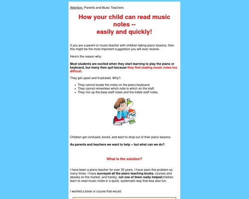 Read Music Notes Easily – For Children.