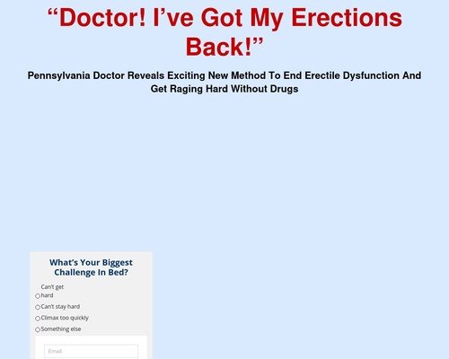 Doctor’s Ed Solution – Brand New Angle