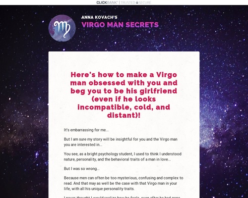 Virgo Man Secrets