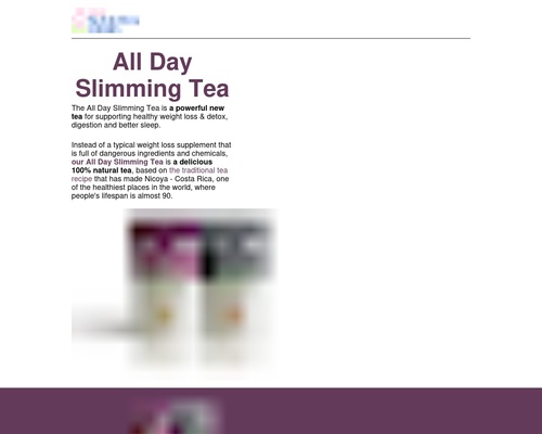 All Day Slimming Tea $2.7 Epc & Over $180 Com Per Sale