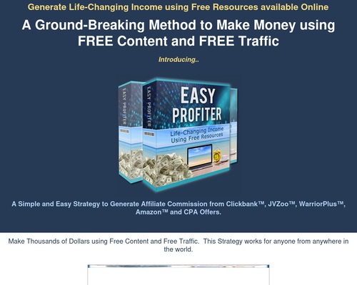 Easyprofiter – Practical Way To Make Money Online