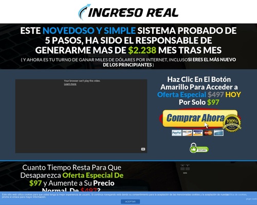 Ingreso Real (50% De Comision) Url Para Dispositivos Moviles