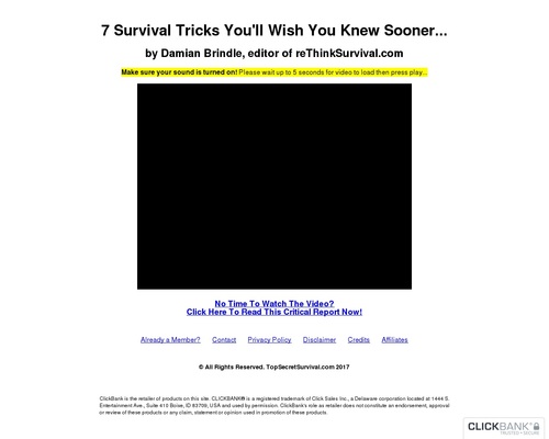 5 Minute Survival Blueprint