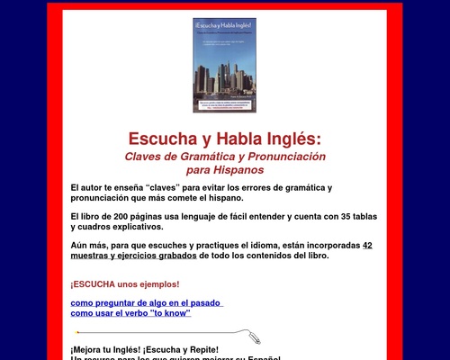 Inglés Para Latinos, English For Hispanos, Pronunciar Inglés, ESL