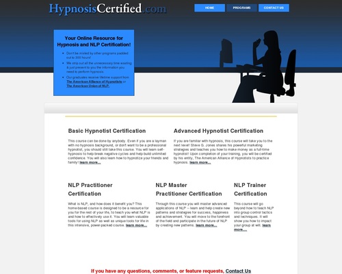 Hypnosis & NLP Certification Courses!