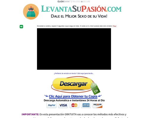 Levanta Su Pasion – $$ Nicho Millonario $$ – Producto Top!