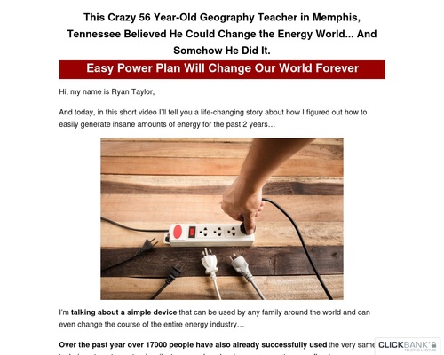 Easy Power Plan -10%+ Conversion Rates, Epc$2.0 (view Mobile