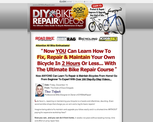 Newly Updated! Diy Bike Repair Course – Red Hot Conversions!